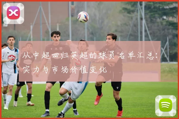 从中超回归英超的球员名单汇总：实力与市场价值变化